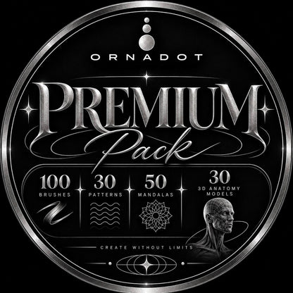 ORNADOT Premium - Tattoo Procreate Brushes
